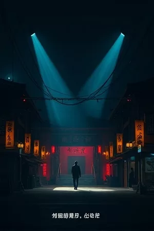 剧集《琥珀色的走廊》暖光长廊纵深海报
